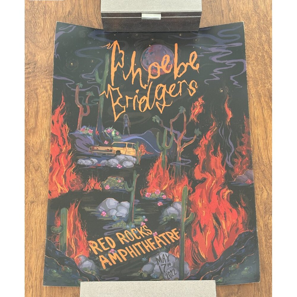 Phoebe Bridgers Red Rocks Poster